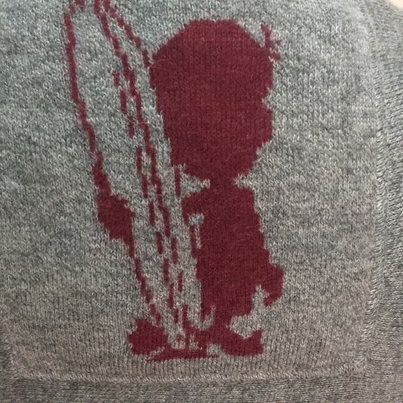 Hollister women’s long sleeveless grey and red cardigan - Picture 8 of 10